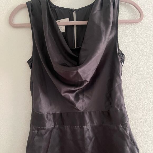 By Malene Birger Black Silk Cowl Neck Dress - Picture 3 of 9